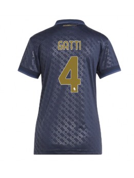 Billige Juventus Federico Gatti #4 Tredjedrakt Dame 2024-25 Kortermet